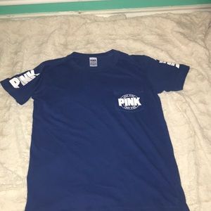 blue t shirt from VS pink